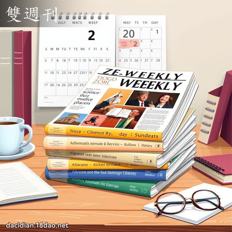雙週刊 - 國語大辭典配圖