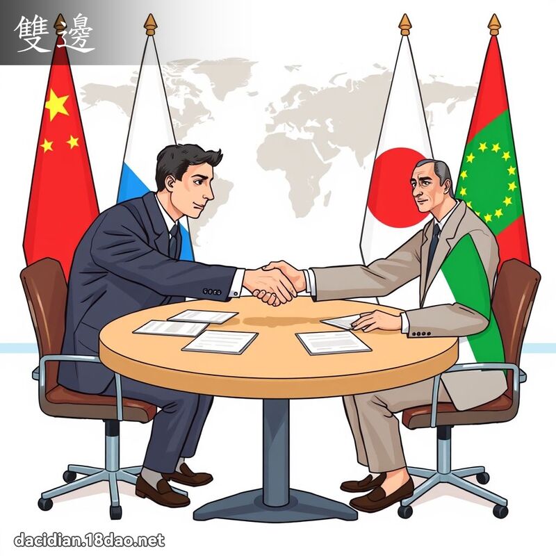 雙邊 - 國語大辭典配圖