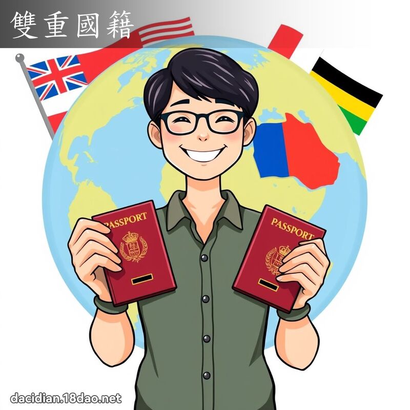 雙重國籍 - 國語大辭典配圖