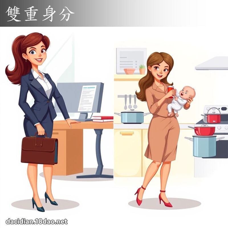 雙重身分 - 國語大辭典配圖