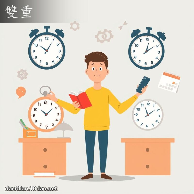 雙重 - 國語大辭典配圖
