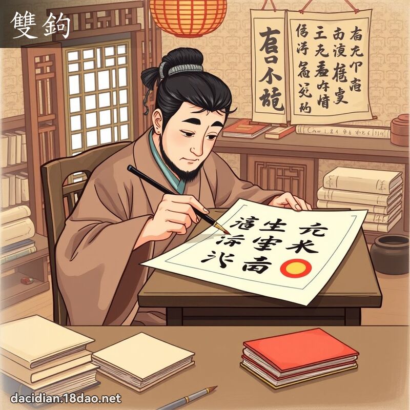双鉤 - 国语大辞典配图