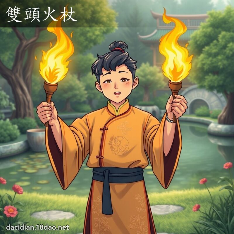 双头火杖 - 国语大辞典配图