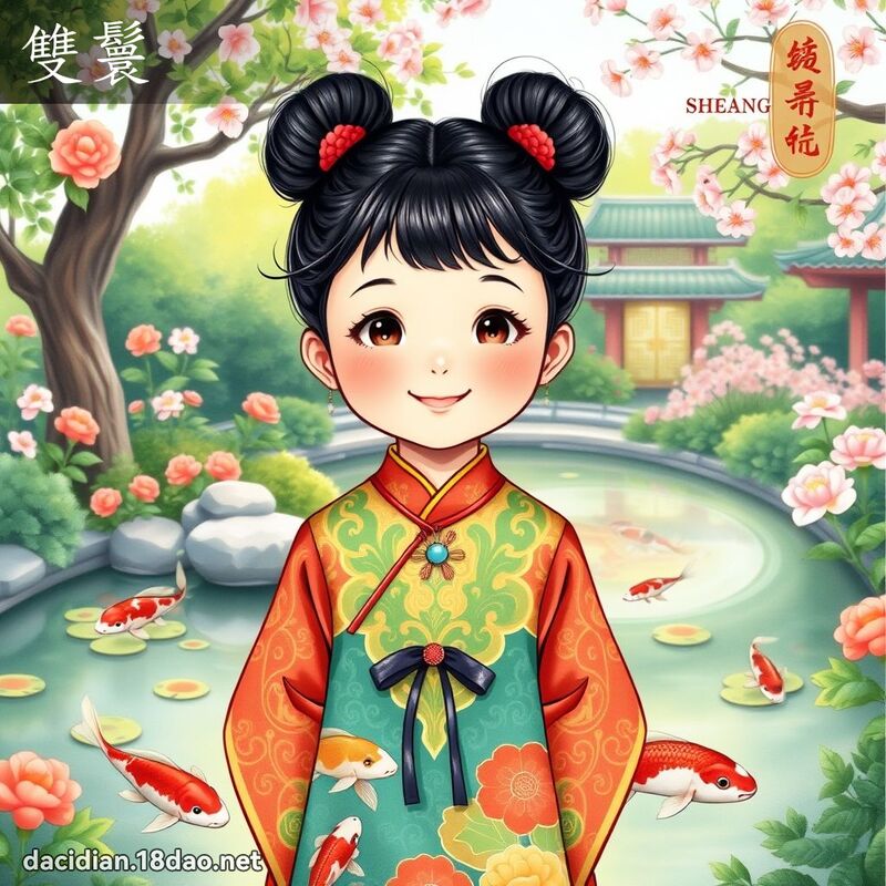雙鬟 - 國語大辭典配圖