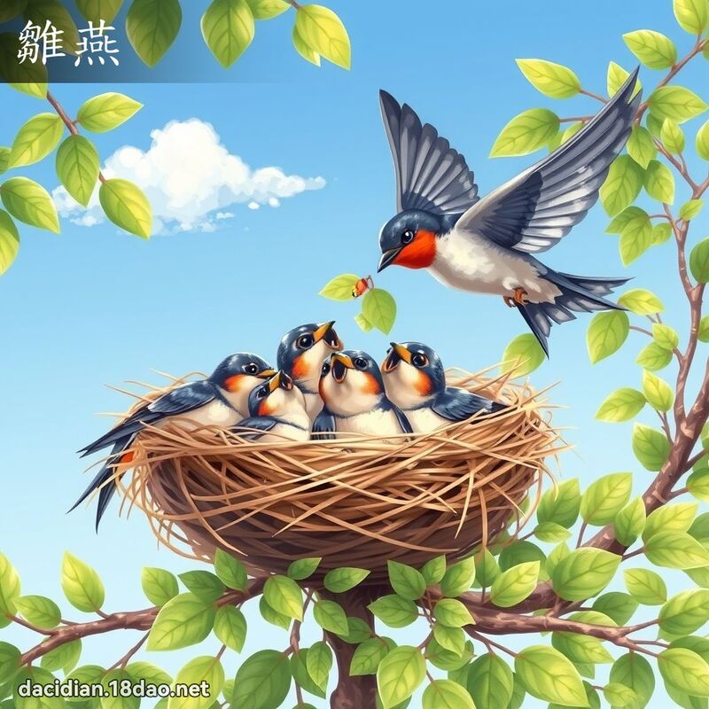 雛燕 - 國語大辭典配圖