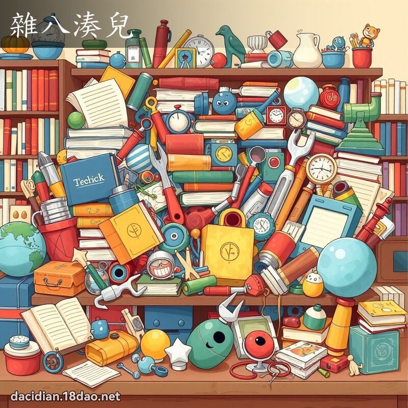 杂八凑儿 - 国语大辞典配图
