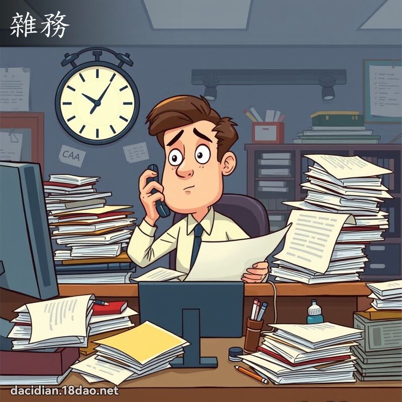 杂务 - 国语大辞典配图