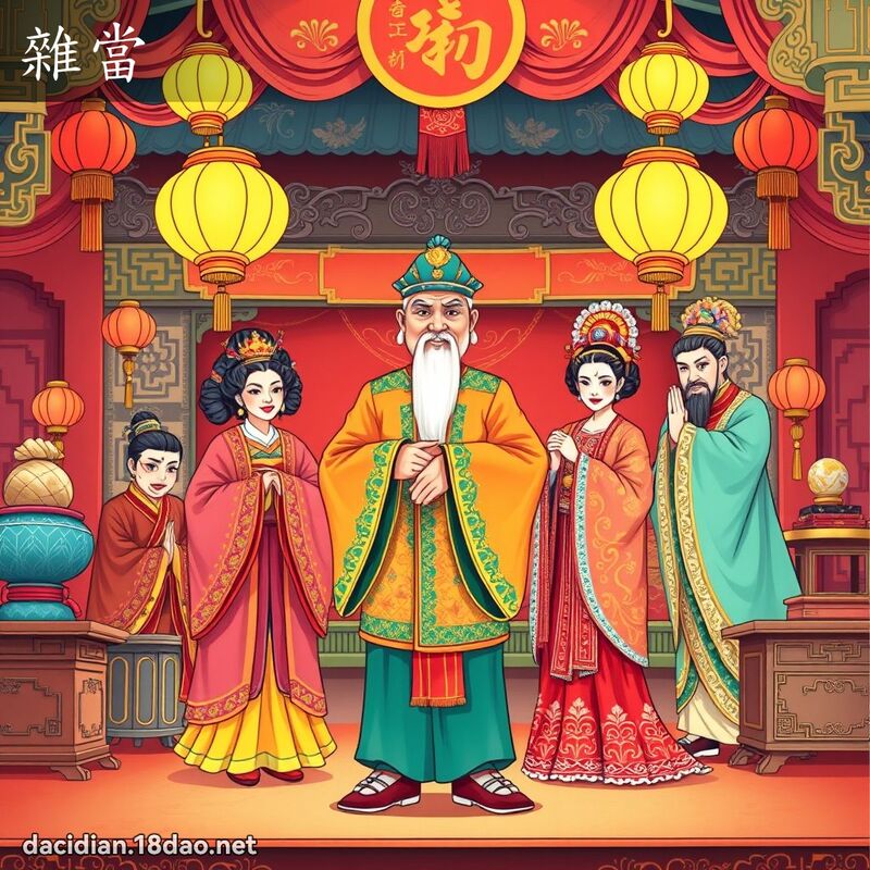 雜當 - 國語大辭典配圖