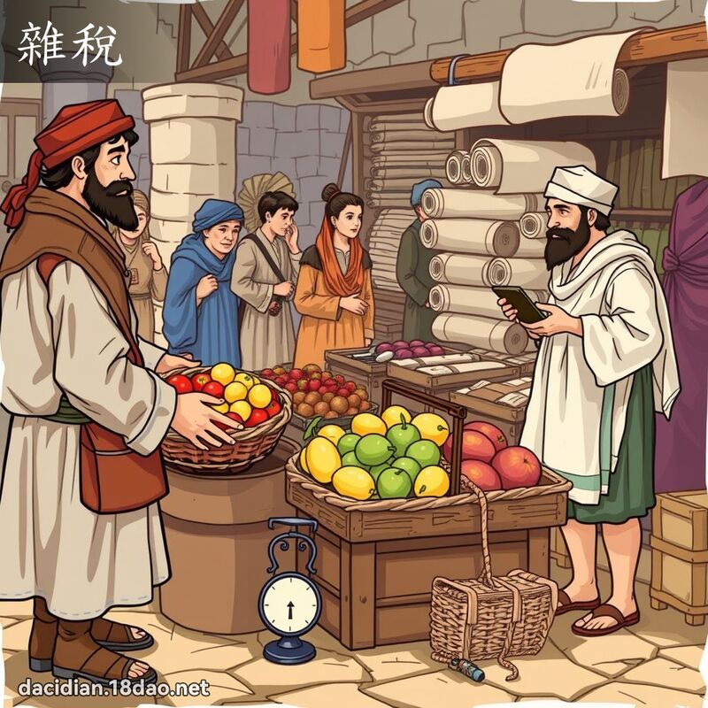 雜稅 - 國語大辭典配圖