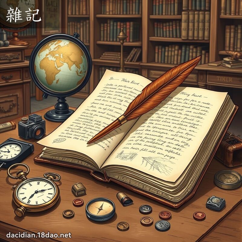 雜記 - 國語大辭典配圖