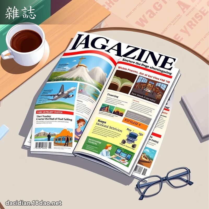 杂誌 - 国语大辞典配图