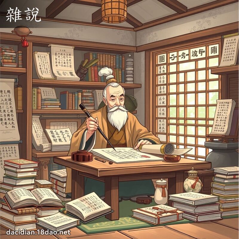 杂说 - 国语大辞典配图