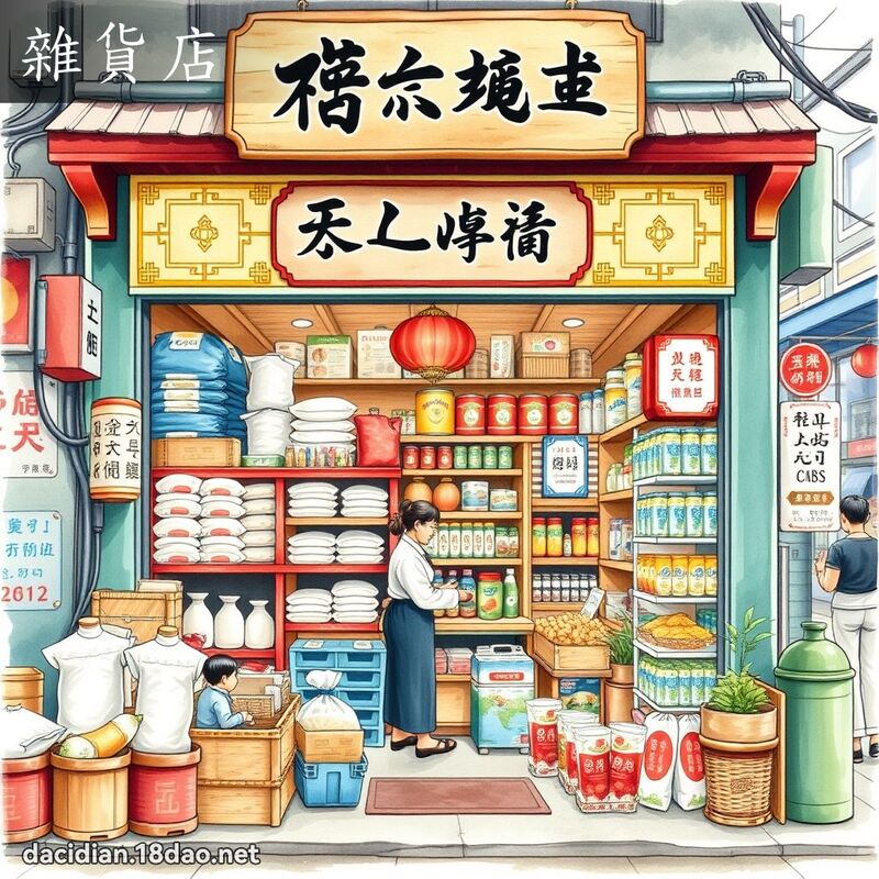 杂货店 - 国语大辞典配图