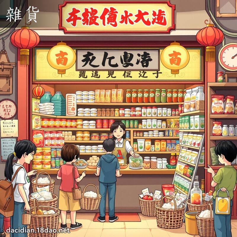 雜貨 - 國語大辭典配圖