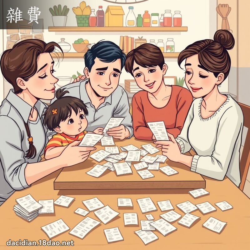 雜費 - 國語大辭典配圖