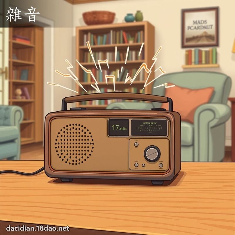 雜音 - 國語大辭典配圖