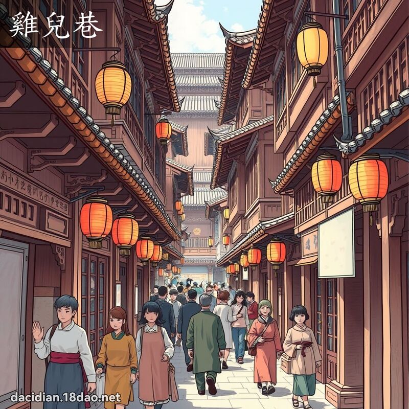 鸡儿巷 - 国语大辞典配图
