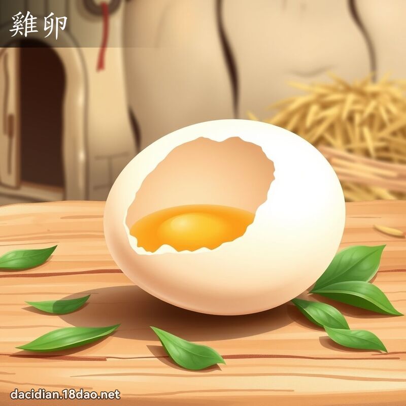雞卵 - 國語大辭典配圖