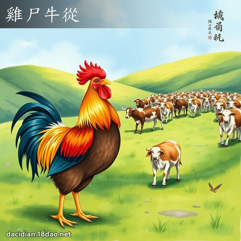 鸡尸牛从 - 国语大辞典配图