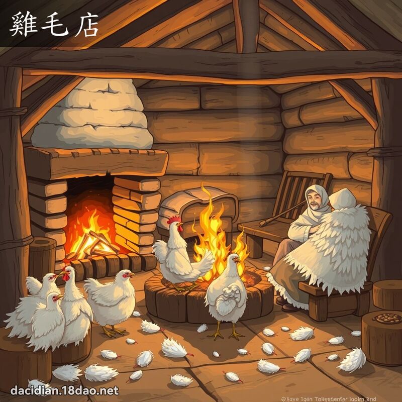 雞毛店 - 國語大辭典配圖