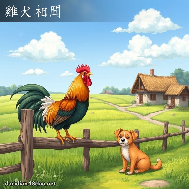 雞犬相聞 - 國語大辭典配圖