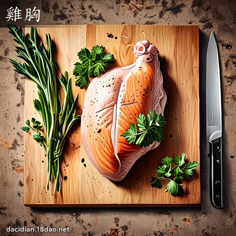 雞胸 - 國語大辭典配圖
