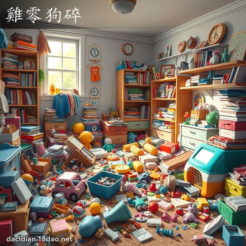 鸡零狗碎 - 国语大辞典配图