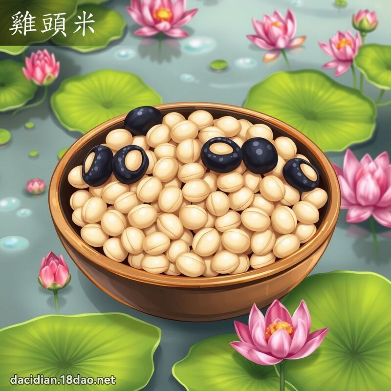 雞頭米 - 國語大辭典配圖