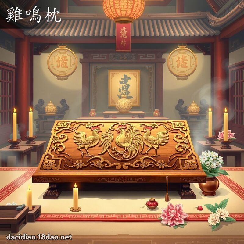 雞鳴枕 - 國語大辭典配圖