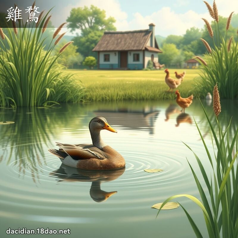 鸡鶩 - 国语大辞典配图