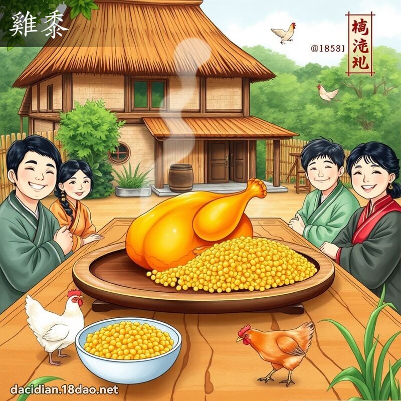 雞黍 - 國語大辭典配圖