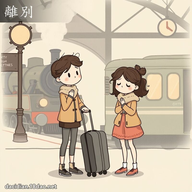 离別 - 国语大辞典配图