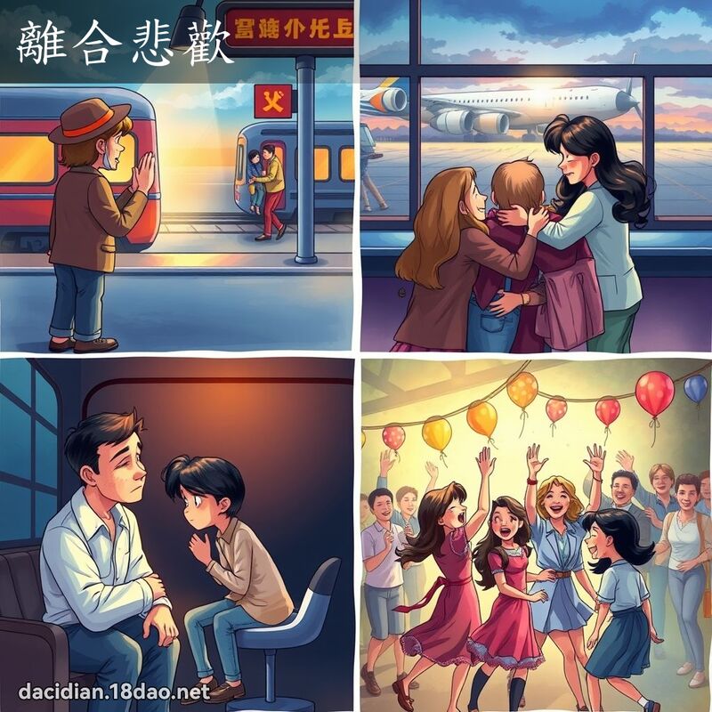 離合悲歡 - 國語大辭典配圖