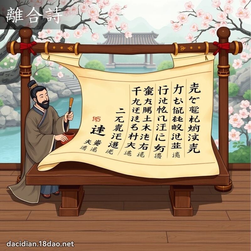 离合诗 - 国语大辞典配图