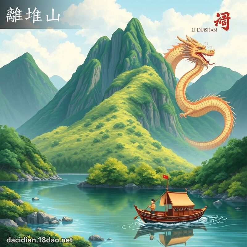 離堆山 - 國語大辭典配圖