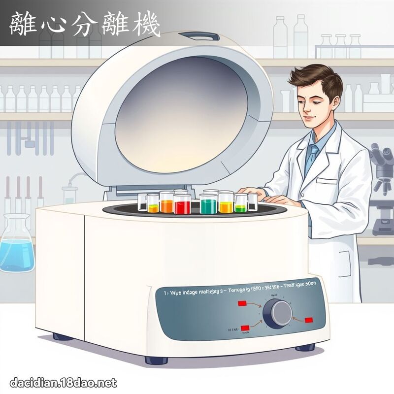 離心分離機 - 國語大辭典配圖
