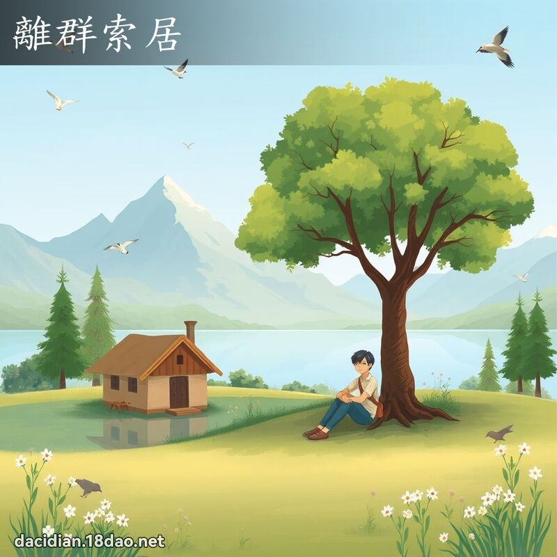 離群索居 - 國語大辭典配圖