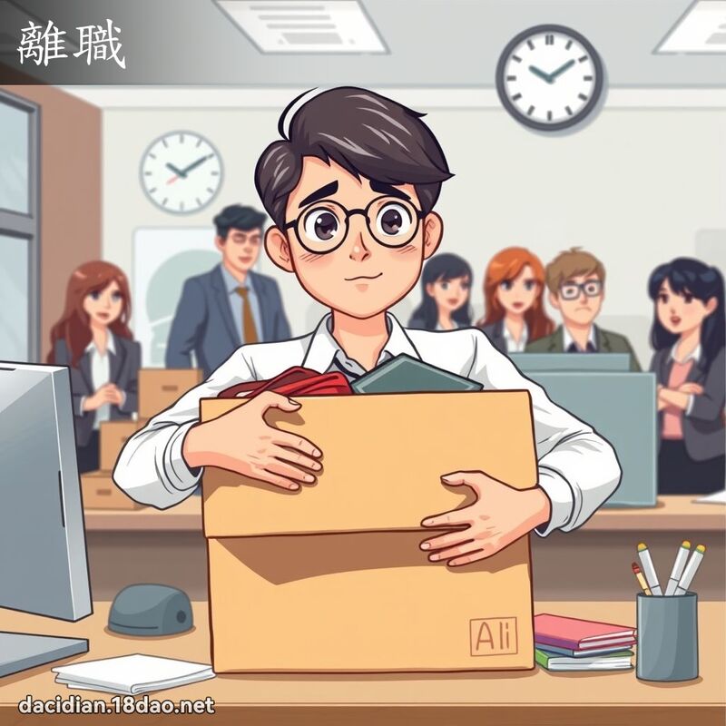 离职 - 国语大辞典配图