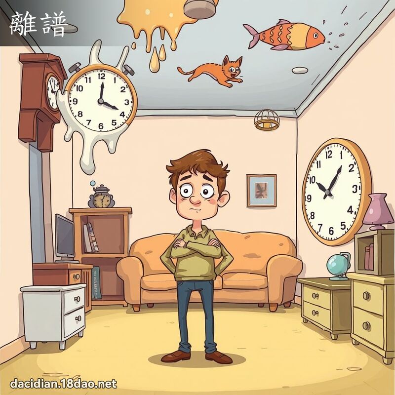 离谱 - 国语大辞典配图