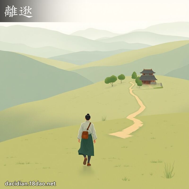 離逖 - 國語大辭典配圖