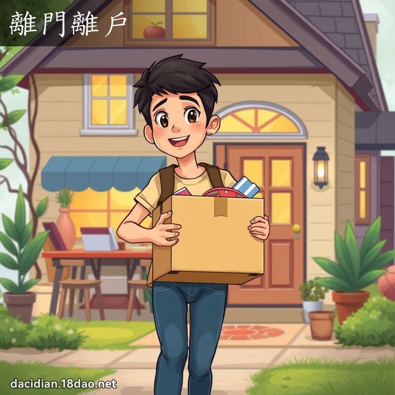 離門離戶 - 國語大辭典配圖