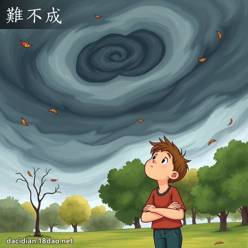難不成 - 國語大辭典配圖