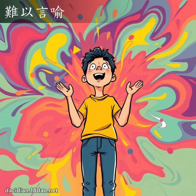 難以言喻 - 國語大辭典配圖