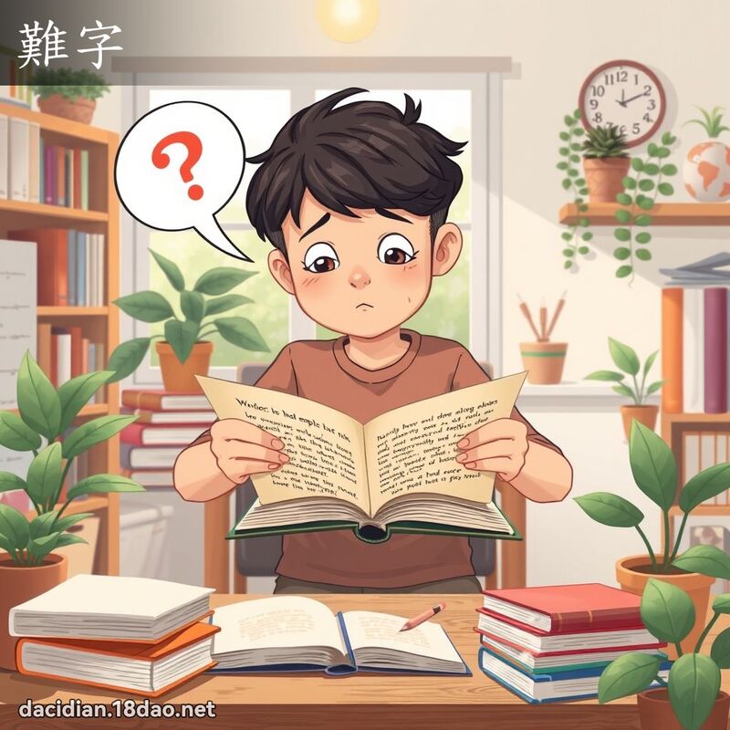 難字 - 國語大辭典配圖