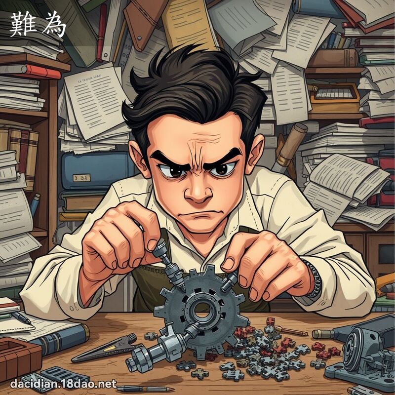 難為 - 國語大辭典配圖