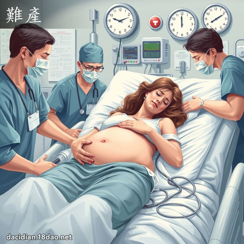 难产 - 国语大辞典配图