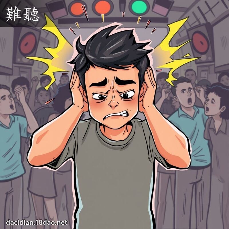 難聽 - 國語大辭典配圖
