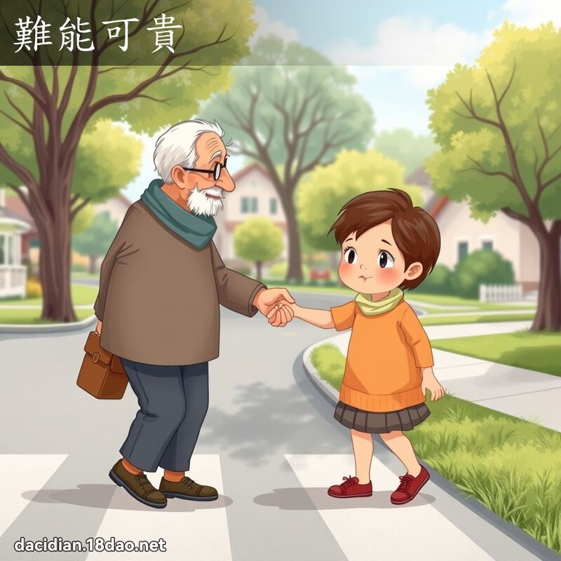 難能可貴 - 國語大辭典配圖