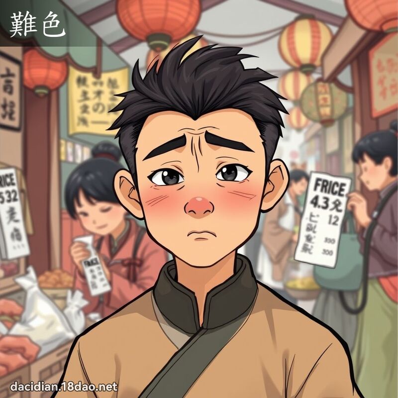 難色 - 國語大辭典配圖