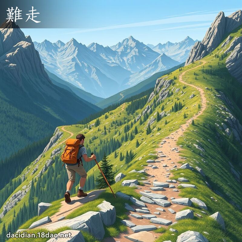 難走 - 國語大辭典配圖
